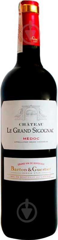 Вино Barton&Guestier Шато Гранд Сігон'як червоне сухе0.75л 3035134120109 0,75 л - фото 1