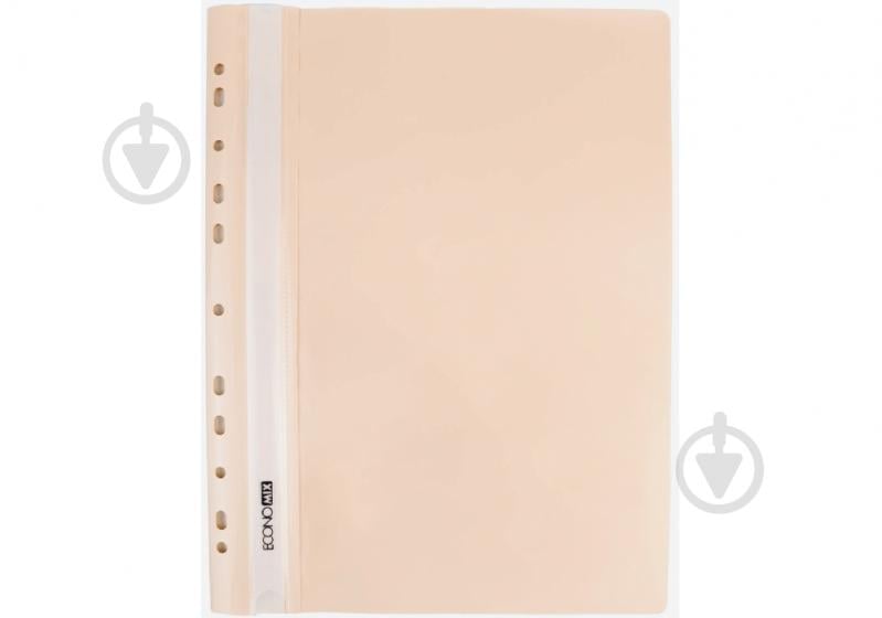 Скоросшиватель А4 с перфорацией глянец персиковый Economix E31510-86 - фото 1 Скоросшиватель А4 с перфорацией глянец персиковый Economix E31510-86 - фото 1