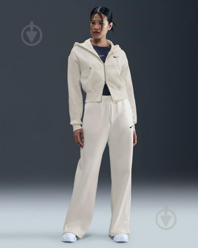 Штани Nike W NSW PHNX FLC HR PANT WIDE 2 IH1011-133 р. XL білий - фото 2