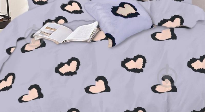 Простынь Heart Front 185x220 см мульти Zastelli - фото 1