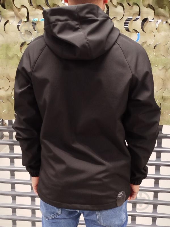 Куртка чоловіча демісезонна LOGOS-Tac тепла Soft Shell без шевронів 04-07-00-0027 р.4XL black - фото 7