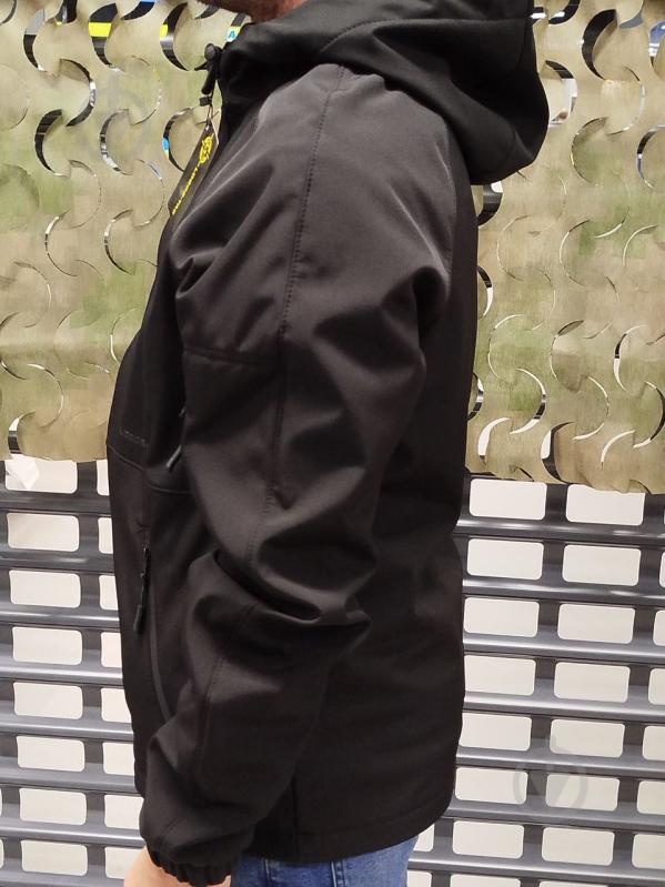 Куртка чоловіча демісезонна LOGOS-Tac тепла Soft Shell без шевронів 04-07-00-0027 р.4XL black - фото 8