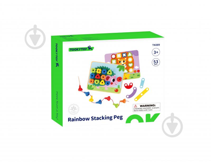 Игра деревянная развивающая Tooky Toy Мозаика TK089 - фото 1