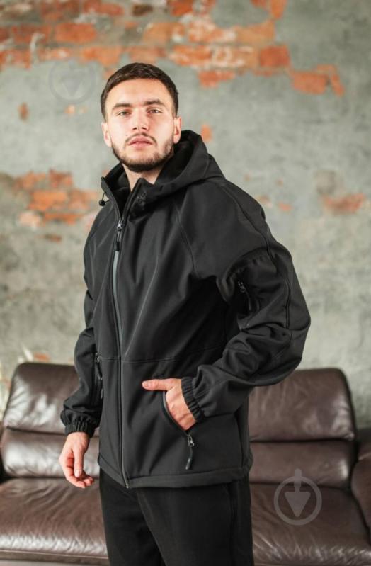 Куртка чоловіча демісезонна LOGOS-Tac тепла Soft Shell без шевронів 04-07-00-0027 р.XL black - фото 1 Куртка чоловіча демісезонна LOGOS-Tac тепла Soft Shell без шевронів 04-07-00-0027 р.XL black - фото 1