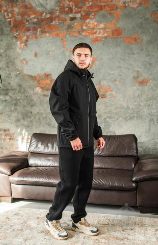 Куртка чоловіча демісезонна LOGOS-Tac тепла Soft Shell без шевронів 04-07-00-0027 р.XL black - фото 6
