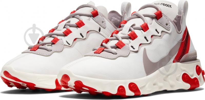 Кросівки жіночі демісезонні Nike React Element 55 BQ2728-010 р.38,5 сірі - фото 1