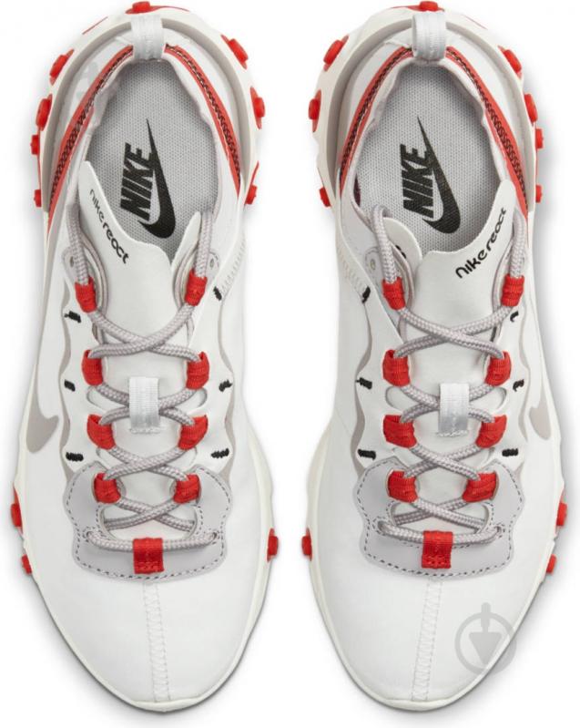 Кросівки жіночі демісезонні Nike React Element 55 BQ2728-010 р.38,5 сірі - фото 7