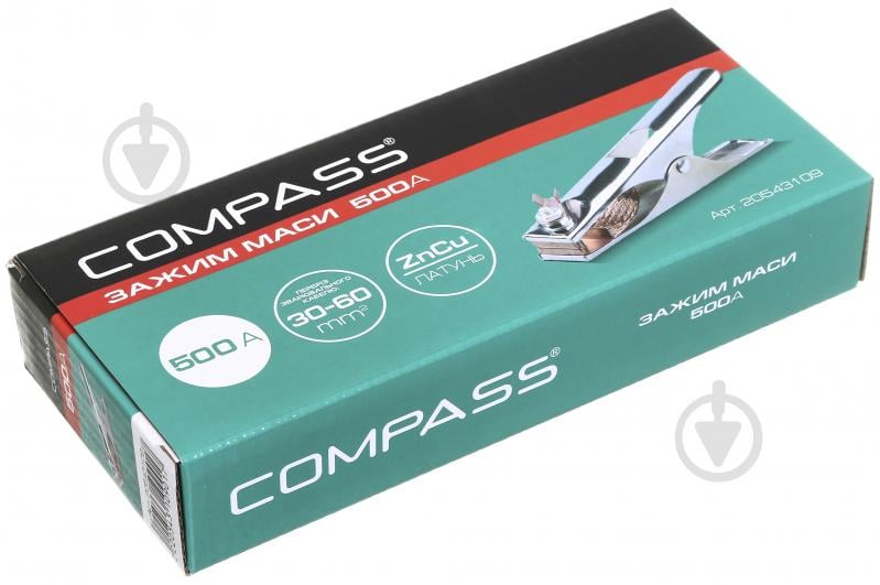 Зажим массы сварочный Compass 500А латунь - фото 3