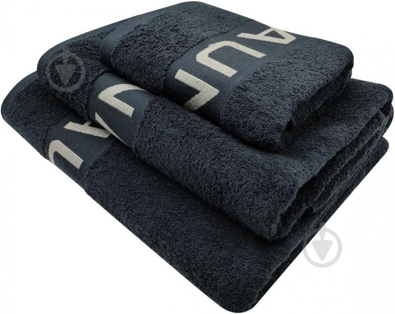 Полотенце Sauna 100x150 см серый Simi - фото 1