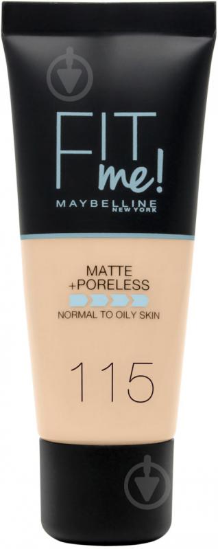 Крем тональный Maybelline New York Fit Me 115 розово-бежевый 30 мл - фото 1