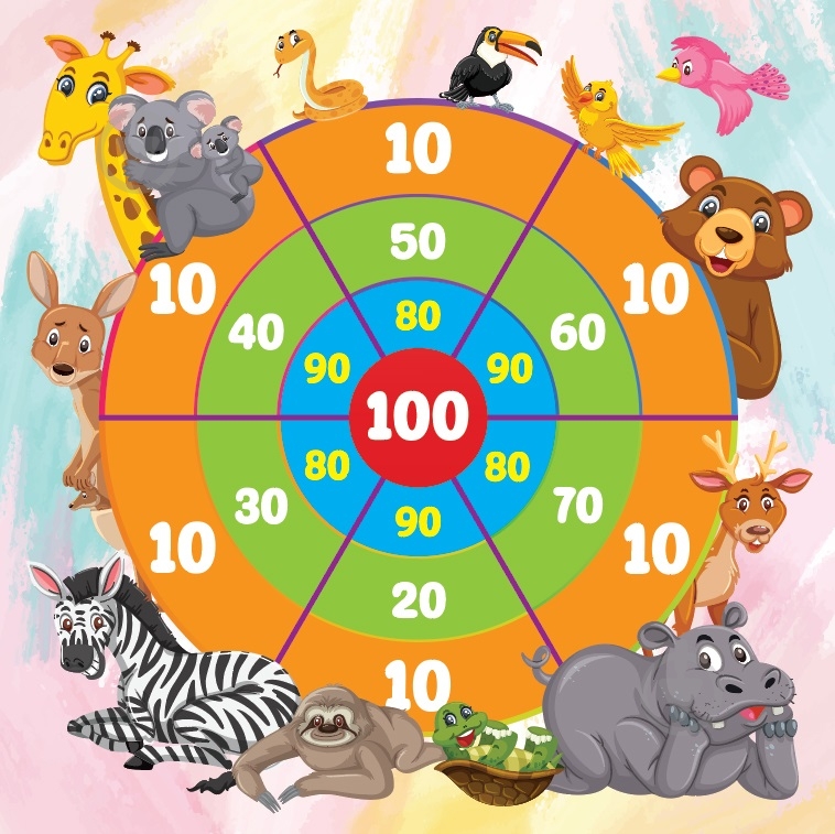 Дартс 4PROFI магнитный детский Animals - фото 1 Дартс 4PROFI магнитный детский Animals - фото 1