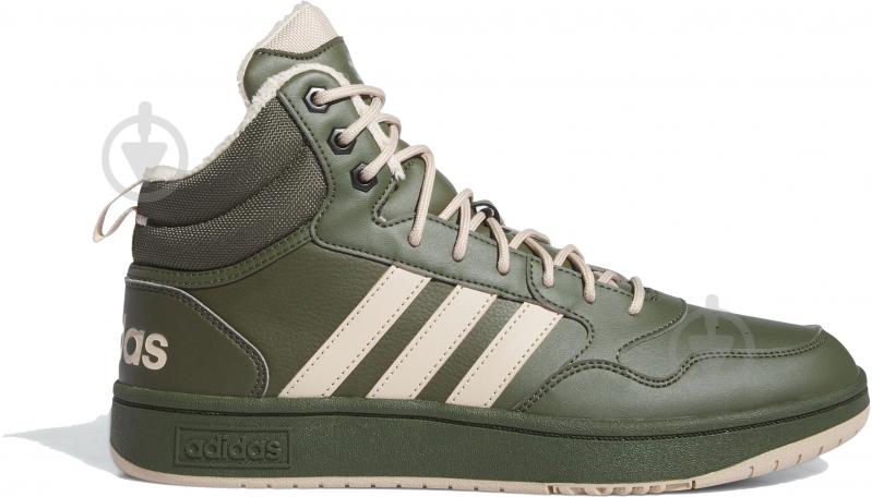 Черевики Adidas HOOPS 3.0 MID WTR IH0163 р.40 2/3 хакі - фото 1