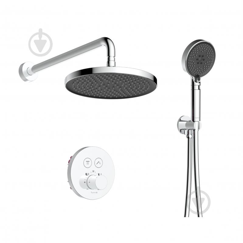 Душова система прихованого монтажу Imprese CENTRUM ER (термостат 2 функції, кнопки перемикання, душ d240 мм - фото 1 Душова система прихованого монтажу Imprese CENTRUM ER (термостат 2 функції, кнопки перемикання, душ d240 мм - фото 1