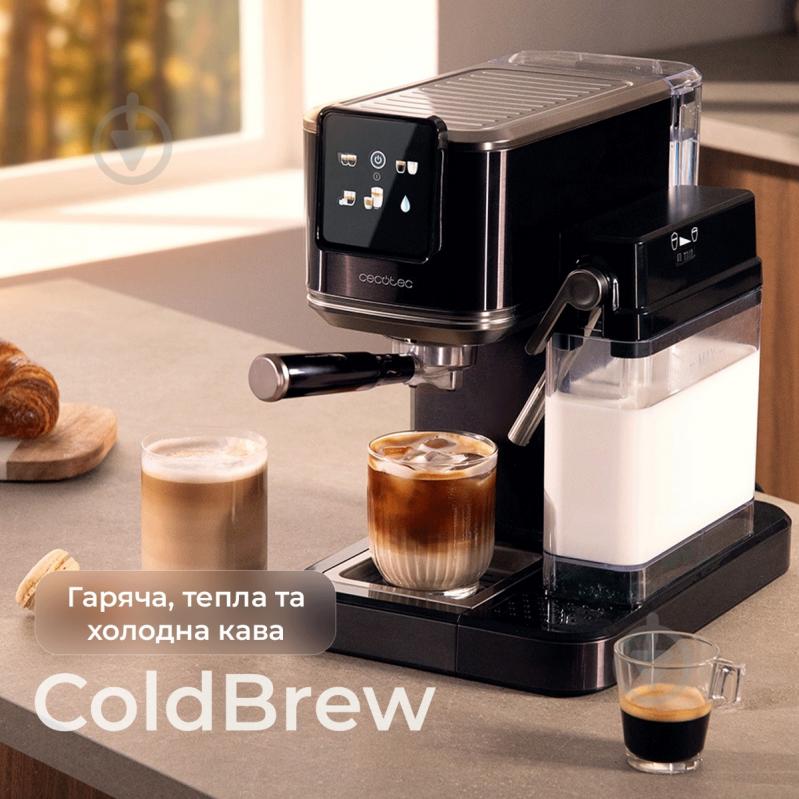 Кофеварка рожковая CECOTEC Cafelizzia ColdBrew Latte - фото 2 Кофеварка рожковая CECOTEC Cafelizzia ColdBrew Latte - фото 2