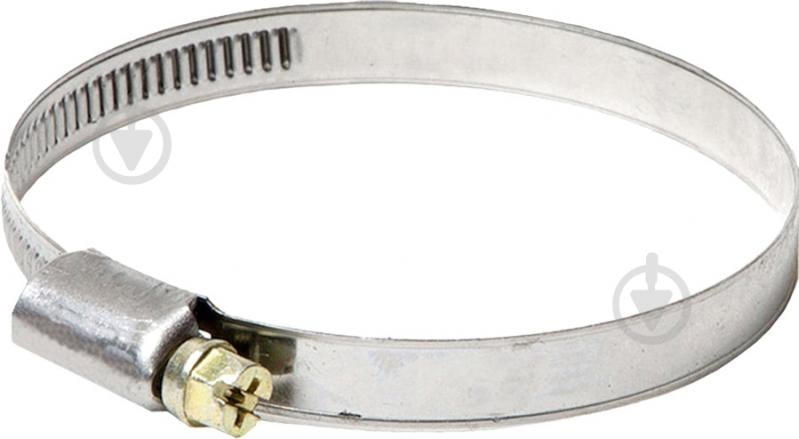 Хомут червячный оцинкованная сталь 44-65 мм сталь - фото 1