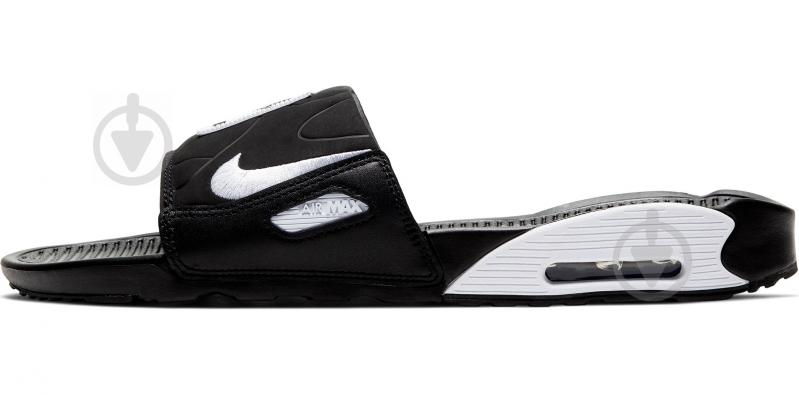 Шльопанці Nike AIR MAX 90 SLIDE BQ4635-002 р.41 чорно-білий - фото 3