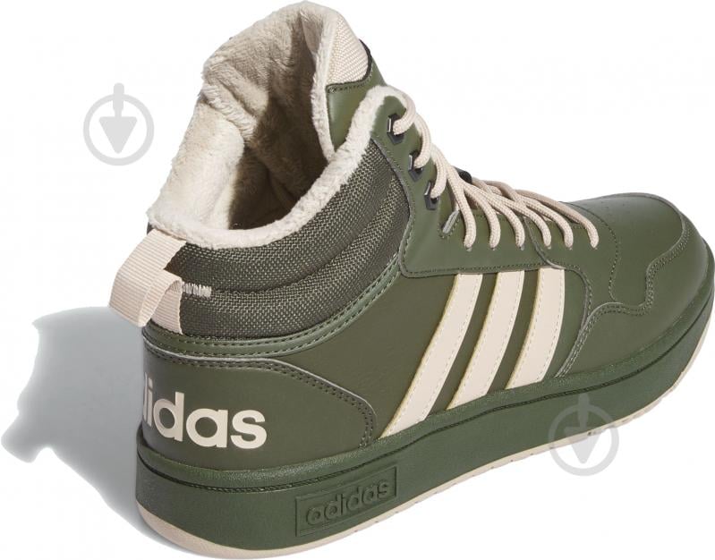 Ботинки Adidas HOOPS 3.0 MID WTR IH0163 р.42 2/3 хаки - фото 4