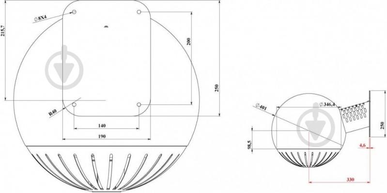 Вытяжка Zirtal MM 040 BK (NERA) - фото 4