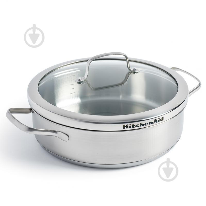 Сотейник з двома ручками та кришкою Proline KitchenAid 26 см 3,6 л - фото 1