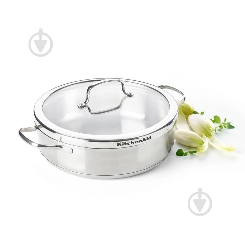 Сотейник з двома ручками та кришкою Proline KitchenAid 26 см 3,6 л - фото 10