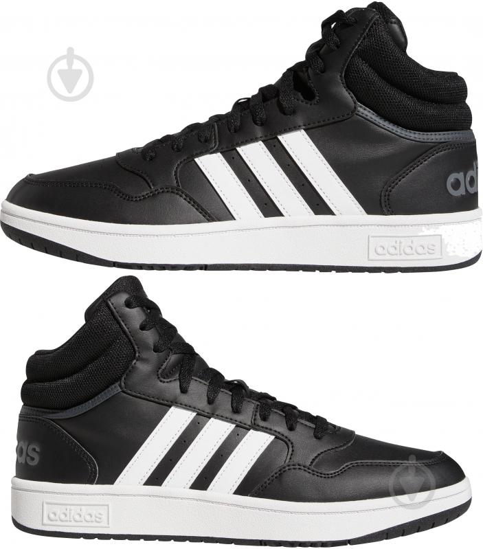 Черевики Adidas HOOPS 3.0 MID GW3020 р.40 чорний - фото 5