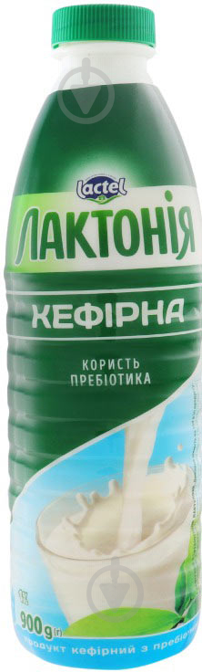 Кисломолочний продукт 1% з пребіотиком лактулози Лактонія 900 г - фото 1