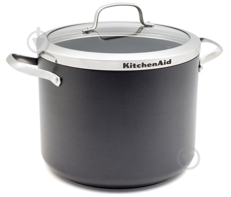 Кастрюля с крышкой KitchenAid Aluline 8 л - фото 1