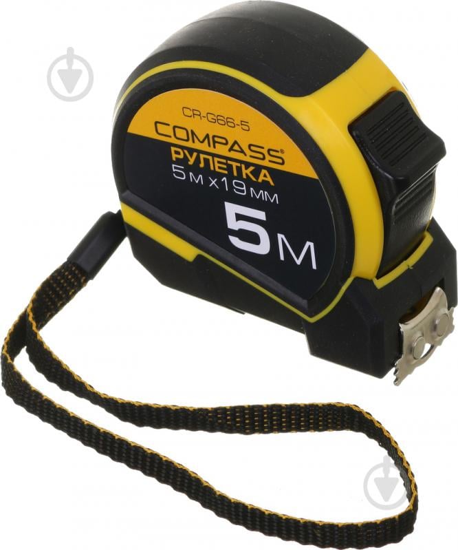 Рулетка Compass CR-G66-5 5  м x 16  мм - фото 1