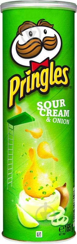 Чипсы Pringles Sour cream and onion 165 г - фото 1