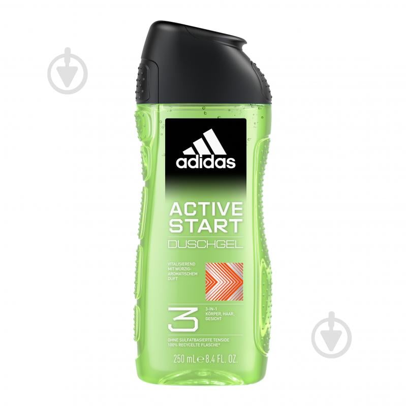 Гель-шампунь Adidas NEW Activ Start 3 в 1 250 мл - фото 1