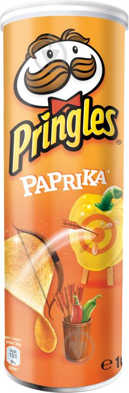 Чипсы Pringles Paprika 165 г - фото 1