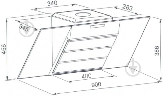 Вытяжка Zirtal KD-11290 WH - фото 2