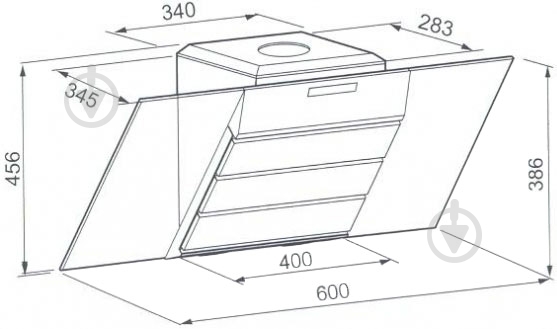 Вытяжка Zirtal KD-11260 WH - фото 2