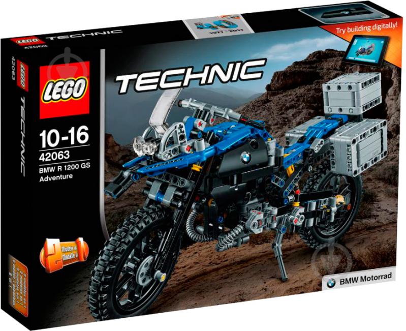 Конструктор LEGO Technic Приключения на BMW R 1200 GS 42063 - фото 1