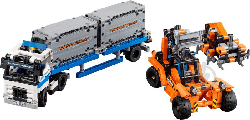 Конструктор LEGO Technic Контейнерный терминал 42062 - фото 7