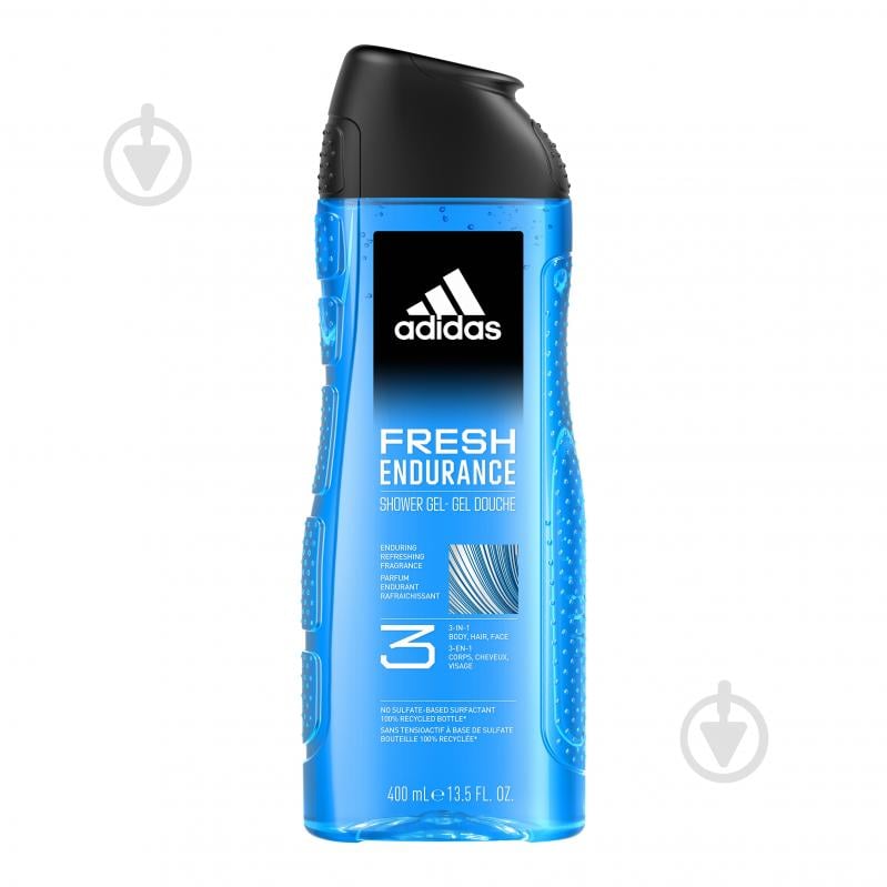 Шампунь-гель для душу Adidas Adidas NEW Fresh Endurance 3 в 1 400 мл - фото 1