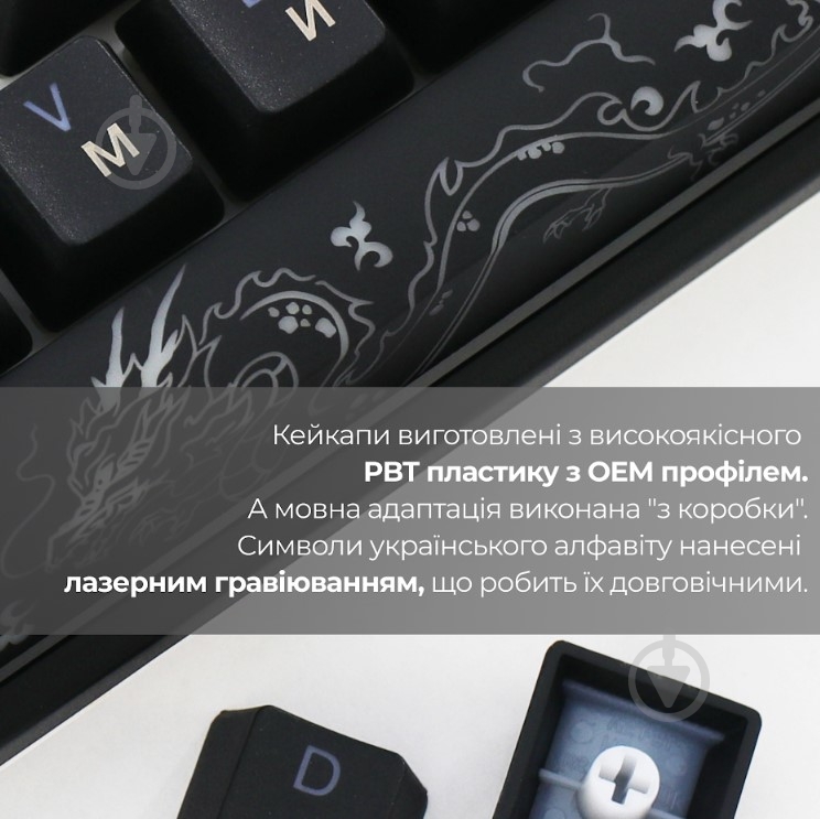 Клавіатура Ducky Ducky One 3 SF Cherry MX Brown RGB UA (DKON2167ST-BUAPXCLAWSC1) black - фото 13