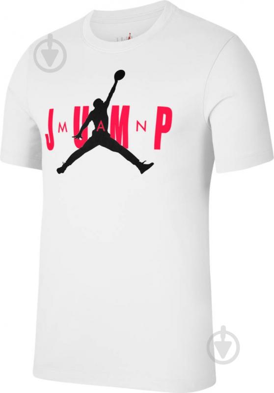 Футболка Jordan M J CTN SS JUMP CREW CD5616-100 р.M белый - фото 1 Футболка Jordan M J CTN SS JUMP CREW CD5616-100 р.M белый - фото 1