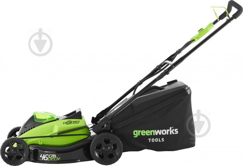 Газонокосилка аккумуляторная GreenWorks GD40LM45К4 (2500407UB) - фото 2