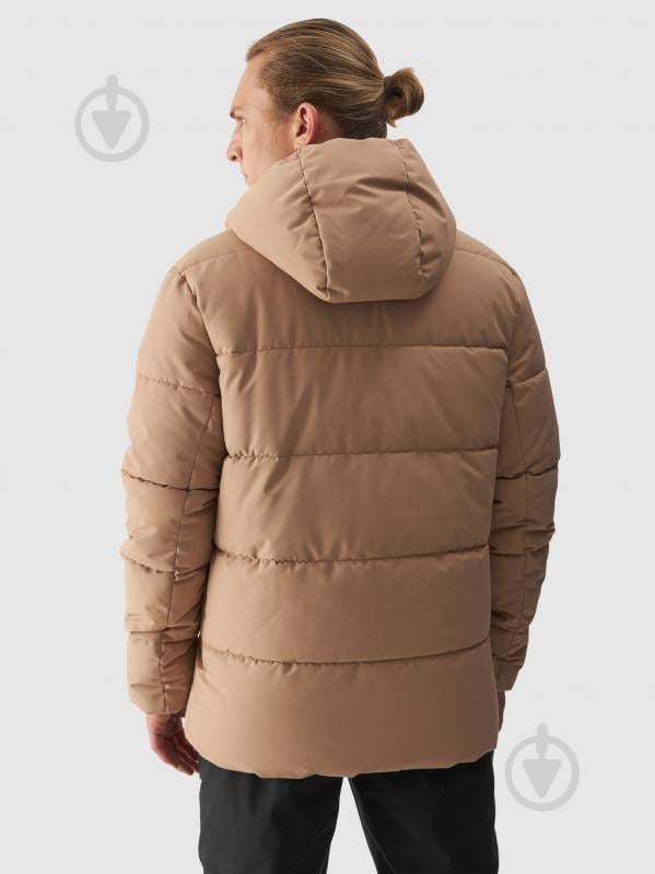 Куртка мужская зимняя 4F TECHNICAL JACKET M580 4FWAW24TTJAM580-82S р.M бежевая - фото 6