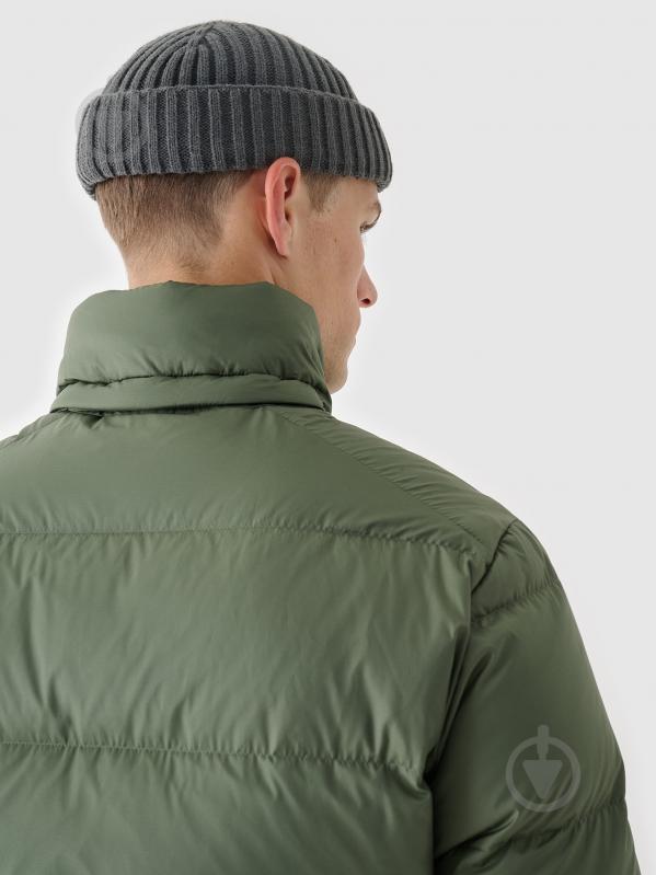 Пуховик чоловічий зимовий 4F DOWN JACKET M513 4FWAW24TDJAM513-44S р.M хакі - фото 6