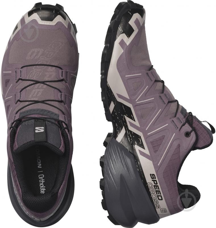 Кроссовки женские демисезонные Salomon SPEEDCROSS 6 W L41742900 р.37 1/3 лиловые - фото 5