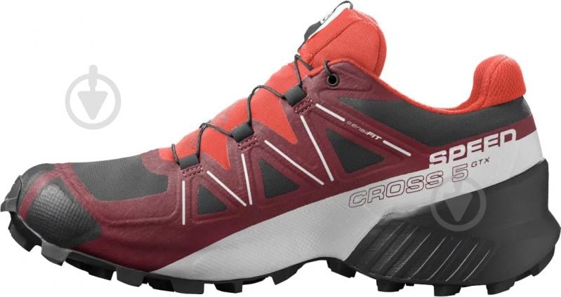 Кросівки чоловічі демісезонні Salomon SPEEDCROSS 5 GTX L41612500 р.41 1/3 бордові - фото 2