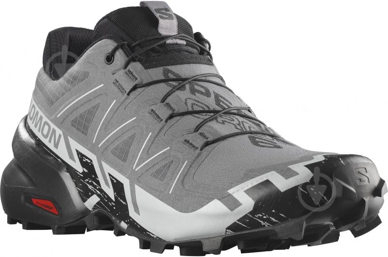 Кроссовки мужские демисезонные Salomon SPEEDCROSS 6 L41738000 р.46 2/3 серые - фото 3