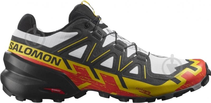 Кросівки чоловічі демісезонні Salomon SPEEDCROSS 6 L41737800 р.44 2/3 різнокольорові - фото 1