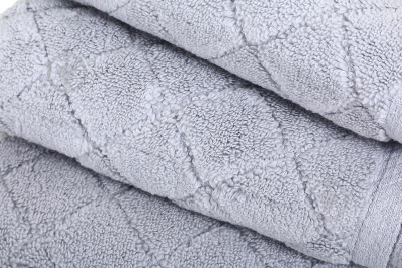 Рушник махровий Exclusive Whisper 50x90 см світло-сірий La Nuit - фото 2