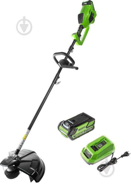 Триммер GreenWorks аккумуляторный GD40BCK4 1301507UB - фото 1 Триммер GreenWorks аккумуляторный GD40BCK4 1301507UB - фото 1