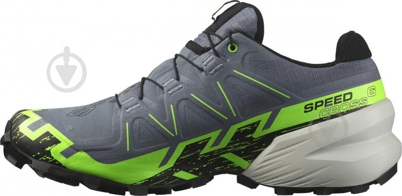 Кроссовки мужские демисезонные Salomon SPEEDCROSS 6 GTX L47301900 р.44 2/3 серые - фото 2