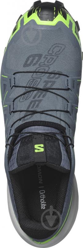 Кроссовки мужские демисезонные Salomon SPEEDCROSS 6 GTX L47301900 р.44 2/3 серые - фото 5