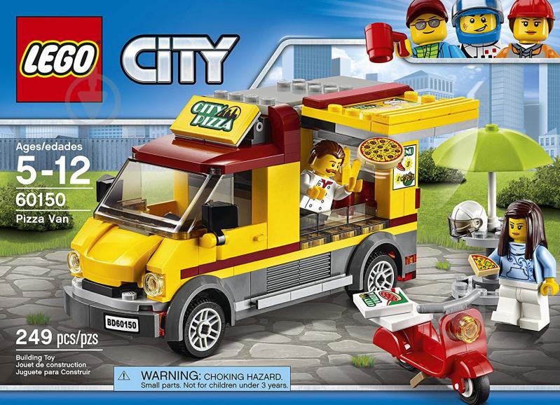 Конструктор LEGO City Фургон-пиццерия 60150 - фото 1